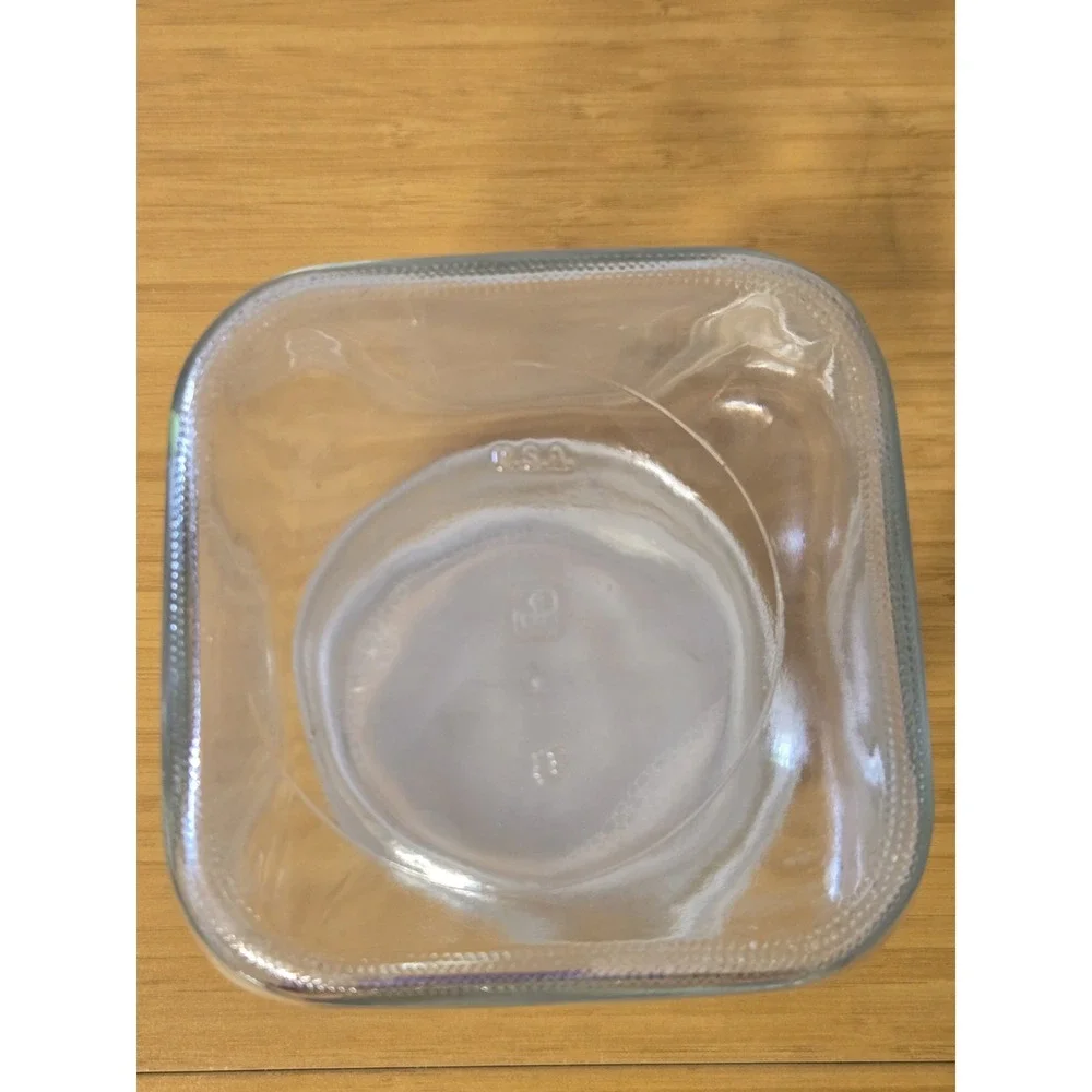 Vintage Anchor Hocking Square Apothecary Jar
